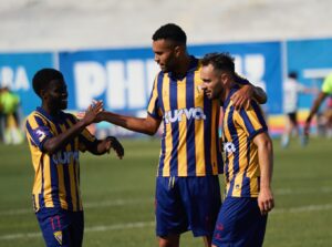 O Atlético CP conquistou uma vitória justa e convincente por 2 a 0 sobre o Caldas, neste domingo, no Estádio da Tapadinha, em jogo válido pela terceira rodada da Liga 3